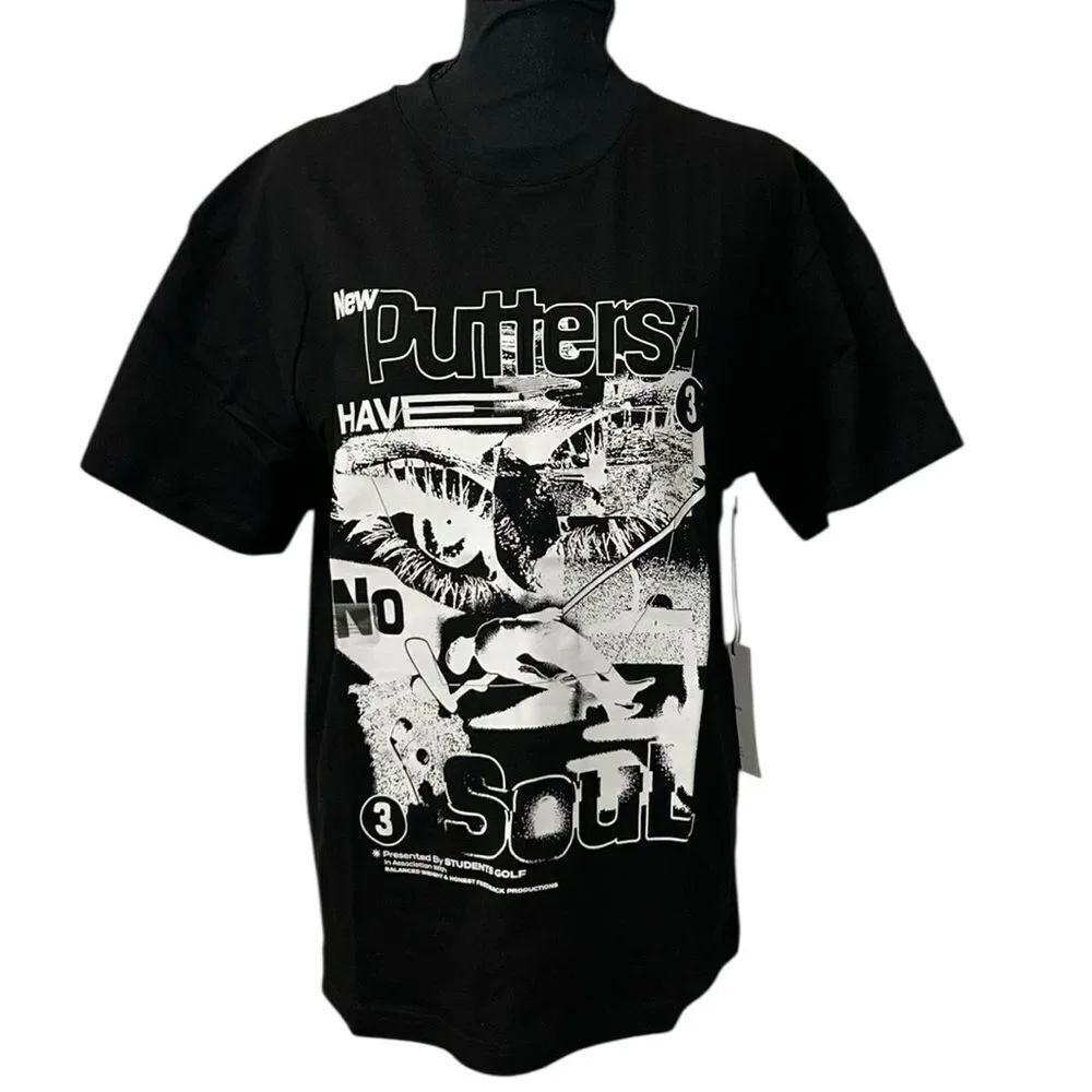 Students Men's Tan Printed Graphics Cotton
T-shirt(Size Small)